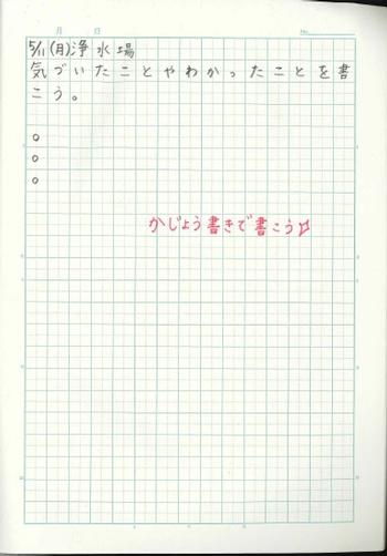 4年生 ノートの書き方 例 中央区立日本橋小学校 4年生 ノートの書き方 例 中央区立日本橋小学校