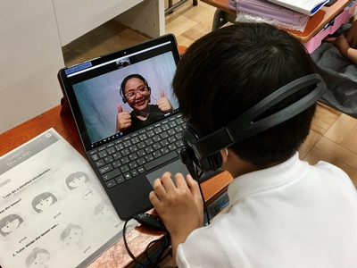 6 22 6年生 オンライン英会話にチャレンジ 日本橋小学校